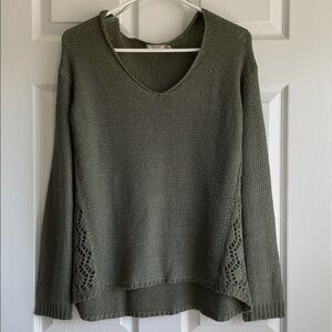 Harper Heritage Green Knit Sweater